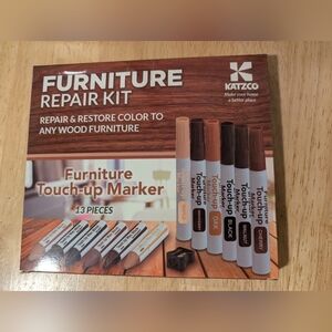 Furniture Repair Kit with Touch-up Markers - 13 Pieces